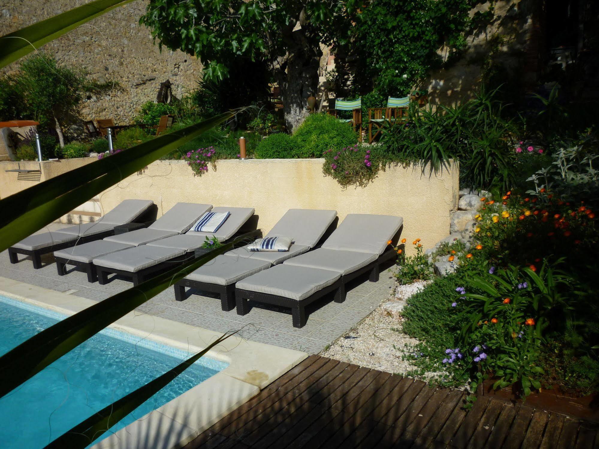 L'Ile Aux Mimosas Bed & Breakfast Tautavel Eksteriør bilde